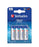 Verbatim ALKALINE BATTERY AA 4PACK