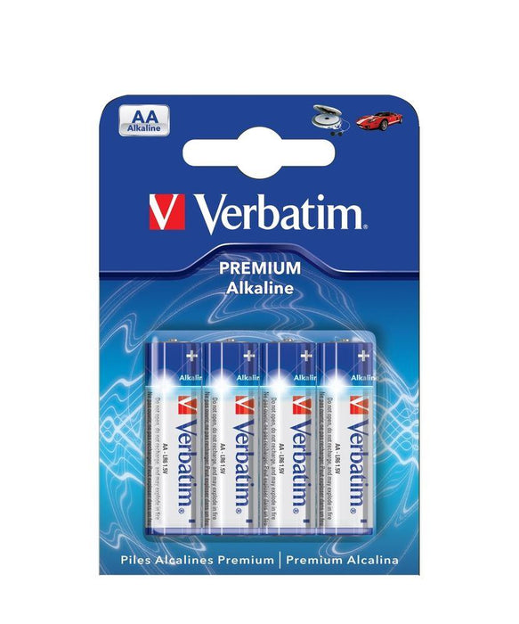 Verbatim ALKALINE BATTERY AA 4PACK