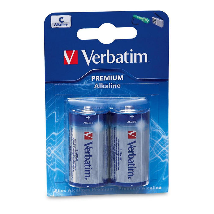 Verbatim ALKALINE BATTERY C 2PACK