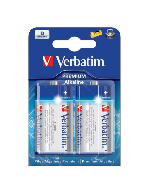 Verbatim ALKALINE BATTERY D 2PACK