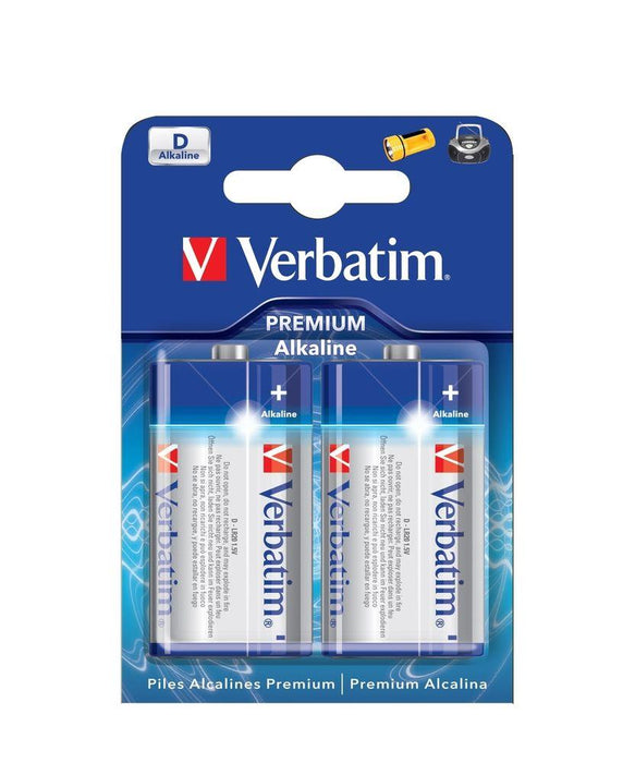 Verbatim ALKALINE BATTERY D 2PACK