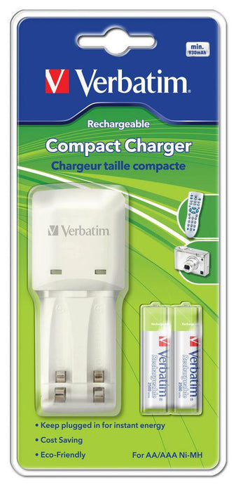 Verbatim COMPACT CHARGER (EU PLUG)