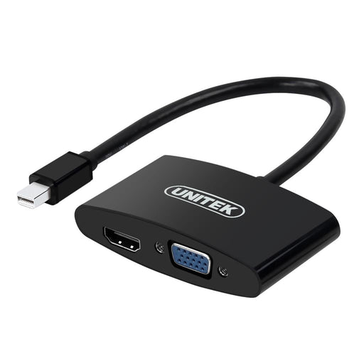 Unitek Adapteris miniDisplayPort - VGA/HDMI; Y-6328BK
