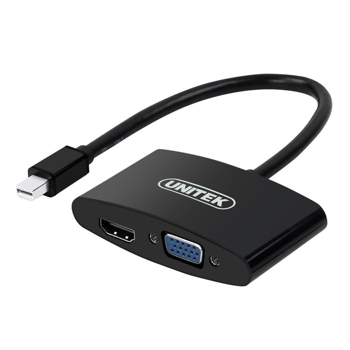 Unitek Adapteris miniDisplayPort - VGA/HDMI; Y-6328BK