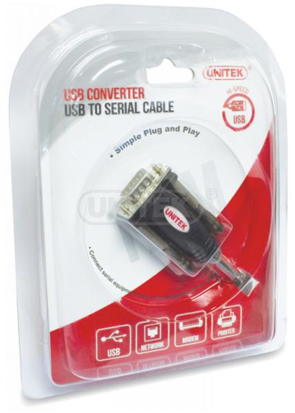 Unitek Adapteris USB - Serial + adapteris DB9F/DB25M, Y-105A