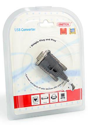 Unitek Adapteris USB 2.0. - Serial, Y-108