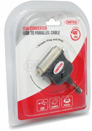Unitek Adapteris USB - spausdintuvo kabelis, Y-120