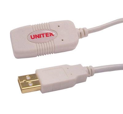 Unitek Kabelis aktyvus pratęsimo USB 2.0., 5m, Y-250