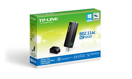 TP-Link Archer T4U adapter USB Wireless AC1200 2.4GHz, 5GHz