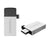 Atmintukas Transcend Mobile JF380S 32GB OTG, USB + micro USB, Sidabrinis