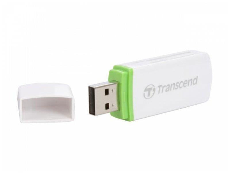 Kortelių skaitytuvas Transcend USB2.0 White