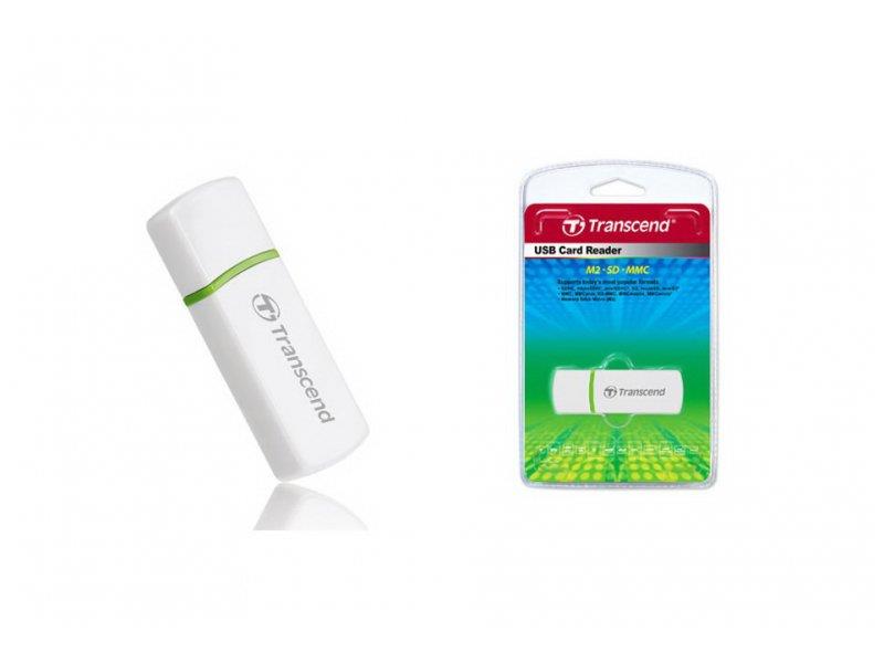 Kortelių skaitytuvas Transcend USB2.0 White