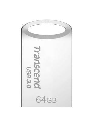 Atmintukas Transcend JF 710s 64GB USB3.0 Atsparus vandeniui, smūgiams,Metal-sid.