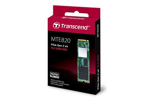 Transcend SSD MTE820 128GB Read:Write(650/560MB/s) PCIe Gen 3 x4 M.2