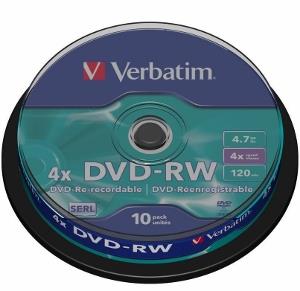 DVD-RW Verbatim [ cake box 10 | 4.7GB | 4x ]