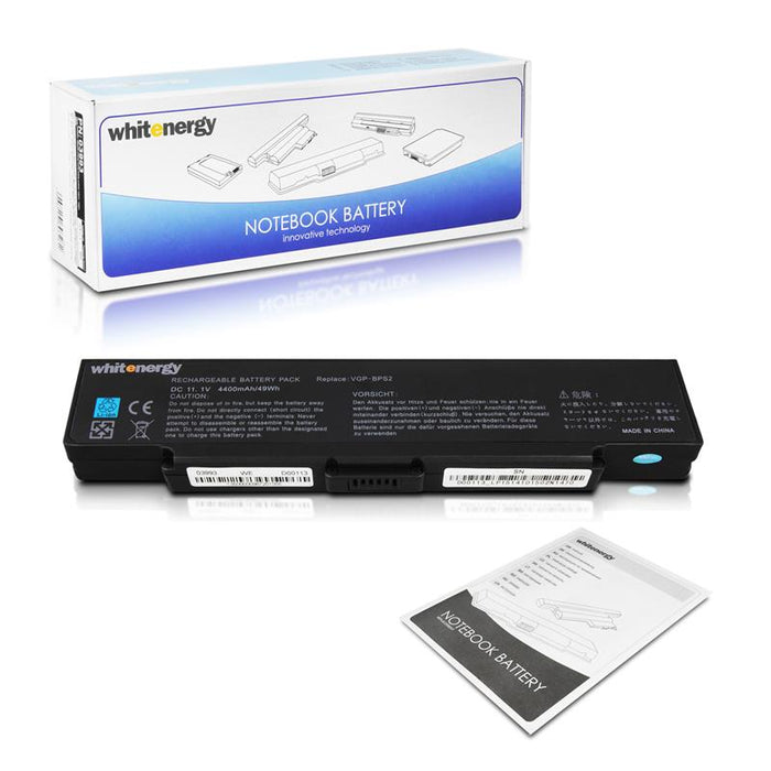 Nešiojamo kompiuterio baterija Whitenergy Sony Vaio BPS2 / BPL2 11.1V 4400mAh