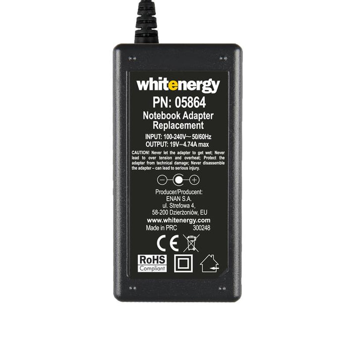 Nešiojamo kompiuterio pakrovėjas Whitenergy HP/Compaq 19V, 4.74A, 90W