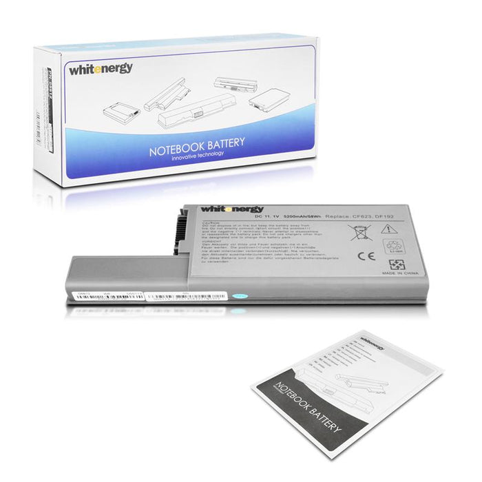 Nešiojamo kompiuterio baterija Whitenergy Dell Latitude D820 11.1V 5200mAh