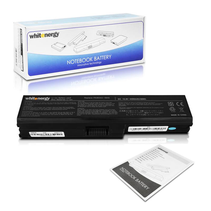 Nešiojamo kompiuterio baterija Whitenergy Toshiba PA3634 / PA3636 10.8V 4400mAh