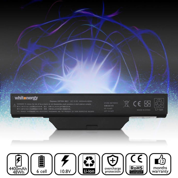 Nešiojamo kompiuterio baterija Whitenergy HP Compaq 6720 10.8V 4400mAh
