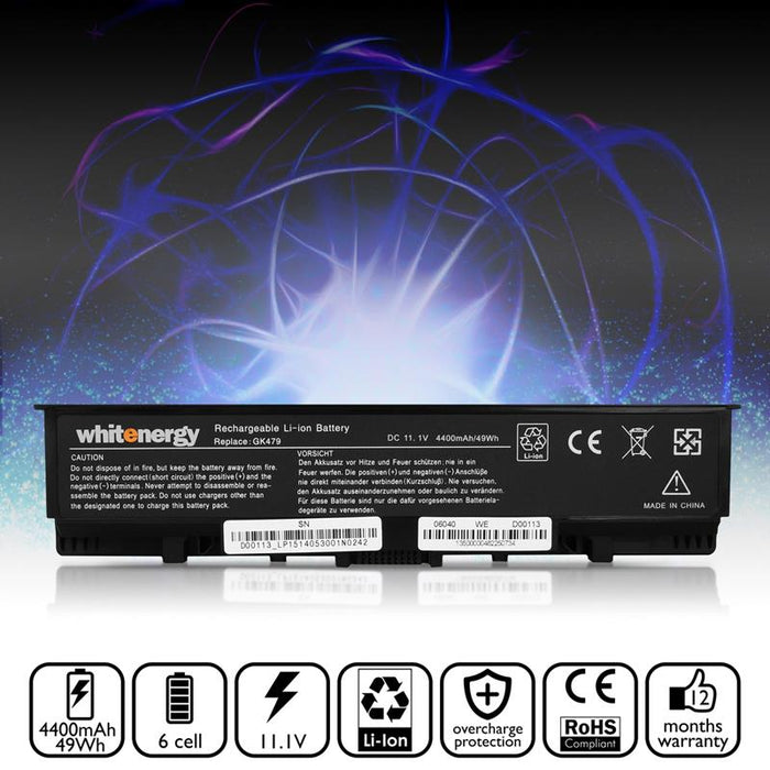 Nešiojamo kompiuterio baterija Whitenergy Dell Vostro 1500 11.1V 4400mAh