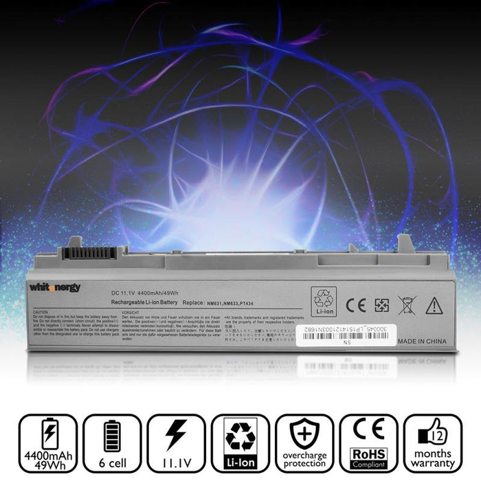 Nešiojamo kompiuterio baterija Whitenergy Dell Latitude E6500 11.1V 4400mAh