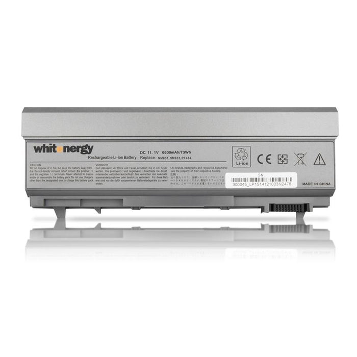 Nešiojamo kompiuterio baterija Whitenergy Dell Latitude E6500 11.1V 6600mAh
