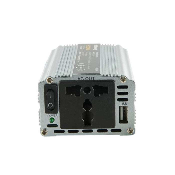 Whitenergy Inverteris AC/DC 24V (automobilis) 230V, 200W USB jungtis