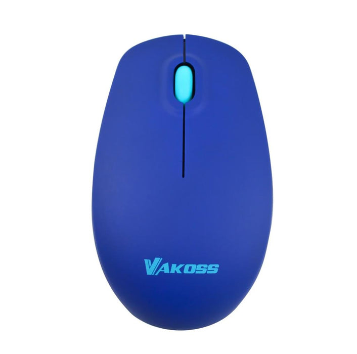 Bevielė optinė pelė Vakoss SILENT TM-741UB 3D, 1000DPI, 2.4GHz, mėlynos