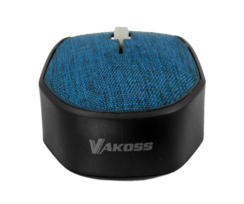 Bevielė optinė pelė Vakoss Tekstilės TM-662B 3D, 1000DPI, 2.4GHz, mėlynos