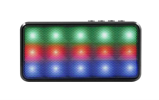 Bluetooth garsiakalbis X-ZERO X-S1837BK  3W, apšvietimo spalvos