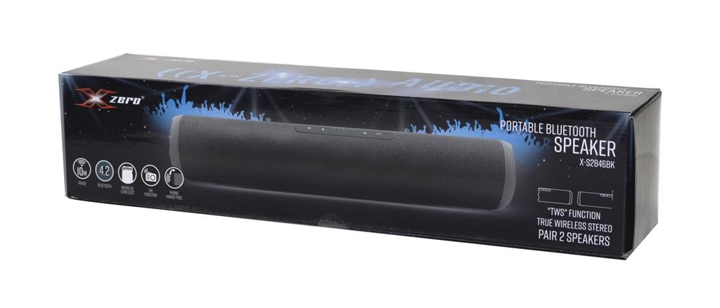 Bluetooth garsiakalbis X-ZERO X-S2846BK  2x3W, USB, TF, FM, TWS, juodas