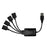 VAKOSS USB 2.0 koncentratoriaus 4 prievadų TC-242UK juodas