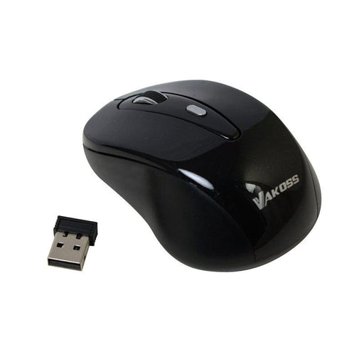 Bevielė optinė pelė Vakoss TM-687UK 4D, 800/1200/1600DPI, 2.4GHz, Juoda