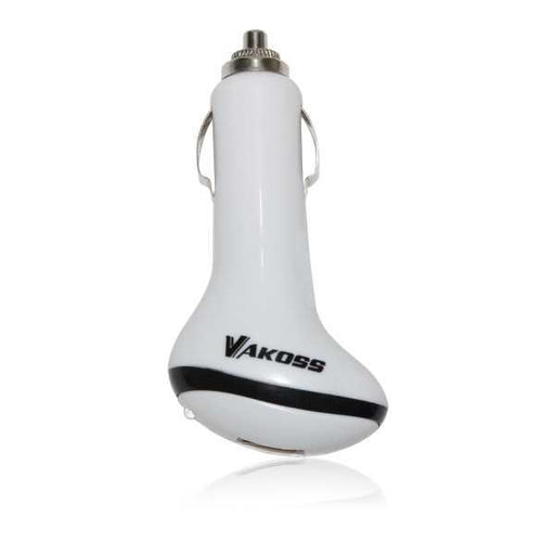 Automobilinis įkroviklis Vakoss 1xUSB, 2,1A, DC 12-24V TP-3256UW baltas