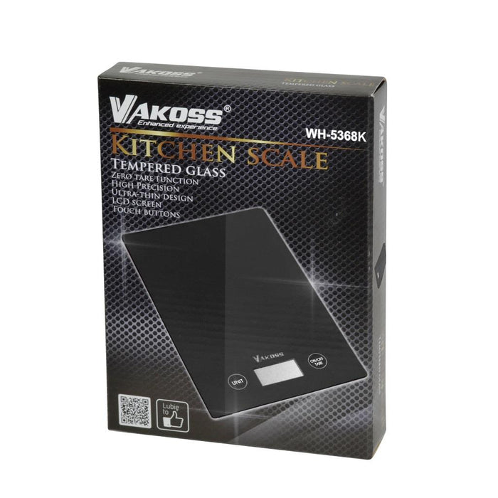 Virtuvinės svarstyklės Vakoss WH-5368K | juodas