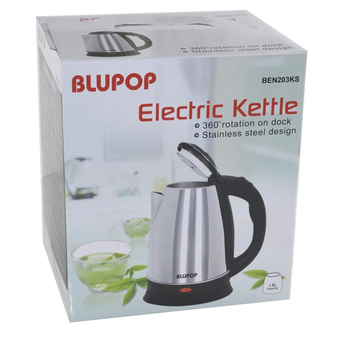 Elektrinis virdulys Blupop BEN203KS | 1,8l, 1800W | nerūdijantis plienas