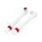 Dantų šepetėlių galvutės Vakoss PE-4701WR  2 vnt. | white-red