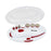 Manicure tool kit Vakoss PE-6301R | white-red
