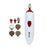 Manicure tool kit Vakoss PE-6301R | white-red