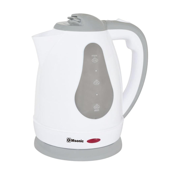 Elektrinis virdulys Msonic MEN438WA | 1,8l, 1800W | balta-pilka