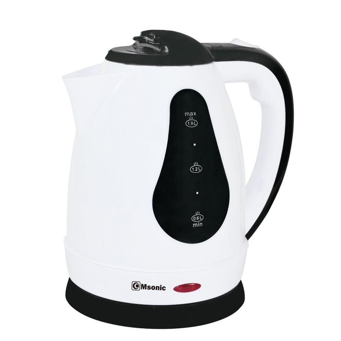 Elektrinis virdulys Msonic MEN438WK | 1,8l, 1800W | balta-juoda