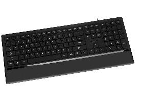 Klaviatūra TRACER Shimmer USB Juoda