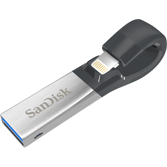 SanDisk DYSK USB iXpand 128GB FLASH DRIVE for iPhone