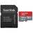 SANDISK ULTRA microSDXC 64 GB 100MB/s A1 Cl.10 UHS-I + ADAPTER