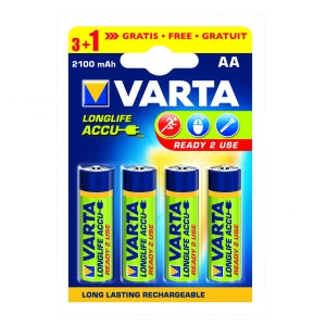 Akumuliatorius VARTA R6 2100 mAh 4vnt  ready 2 use