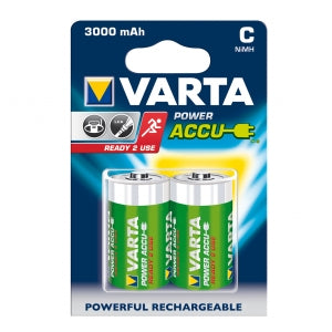 Akumuliatorius VARTA R14 (typC) 3000 mAh 2vnt ready 2 use