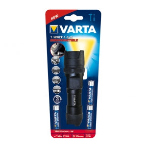 Žibintuvėlis LED Atsparus dužiams 1W (+3xAAA) 120 lm VARTA