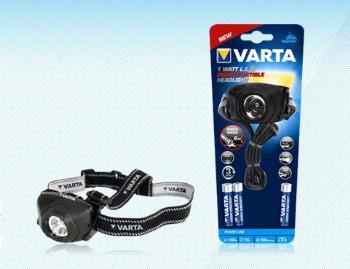 Žibintuvėlis LED Atsparus dužiams 1W (+3xAAA) 100 lm VARTA