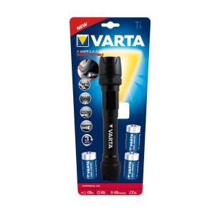 Žibintuvėlis LED Atsparus dužiams 3W (+3xC) 140 lm VARTA